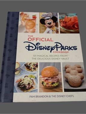 Disney Parks Cookbook - White & Navy Blue Cover